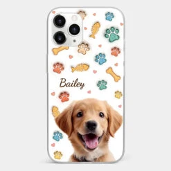 Custom Photo A Pet’s Love Is The Best Kind Of Love - Dog & Cat Personalized Custom 3D Inflated Effect Printed Clear Phone Case - Gift For Pet Owners, Pet Lovers -Pawfect House Sale 6710c23e5f11c c1a6b435 18a4 48ca b53b f7709b1c2a8b