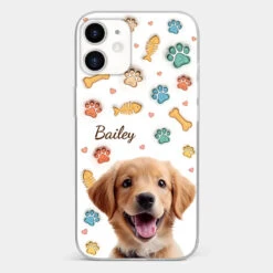 Custom Photo A Pet’s Love Is The Best Kind Of Love - Dog & Cat Personalized Custom 3D Inflated Effect Printed Clear Phone Case - Gift For Pet Owners, Pet Lovers -Pawfect House Sale 6710c23f9f4da 6dd26f4e 5610 4e42 9949 a93d0e7e99f2