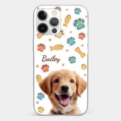 Custom Photo A Pet’s Love Is The Best Kind Of Love - Dog & Cat Personalized Custom 3D Inflated Effect Printed Clear Phone Case - Gift For Pet Owners, Pet Lovers -Pawfect House Sale 6710c2433c517 d4848880 b060 4d75 9e8c 0a3ffbab5d3e
