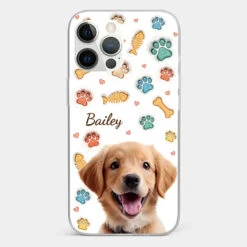 Custom Photo A Pet’s Love Is The Best Kind Of Love - Dog & Cat Personalized Custom 3D Inflated Effect Printed Clear Phone Case - Gift For Pet Owners, Pet Lovers -Pawfect House Sale 6710c2471d641 1ba26b5c a52c 410b a65e 0c1a1a6fe03a