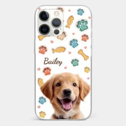 Custom Photo A Pet’s Love Is The Best Kind Of Love - Dog & Cat Personalized Custom 3D Inflated Effect Printed Clear Phone Case - Gift For Pet Owners, Pet Lovers -Pawfect House Sale 6710c2486321b 7c0e5435 23a3 41c9 94a7 f4bde8936f35