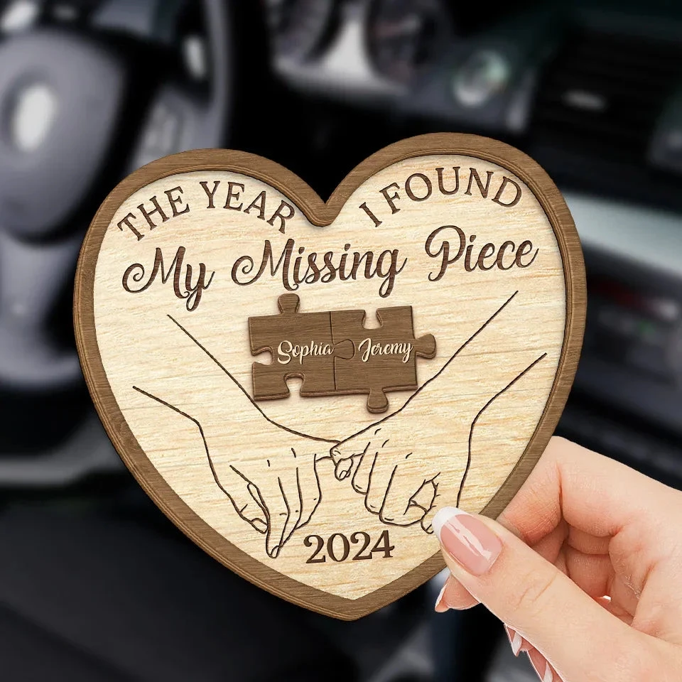 Every Mile Is Magic With You By My Side - Couple Personalized Custom Car Visor Clip - Christmas Gift For Husband Wife, Anniversary 3 Every Mile Is Magic With You By My Side - Couple Personalized Custom Car Visor Clip - Christmas Gift For Husband Wife, Anniversary - Image 3