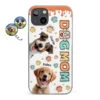 Custom Photo Furry Friends Are The Best Friends - Dog & Cat Personalized Custom 3D Inflated Effect Printed Clear Phone Case - Gift For Pet Owners, Pet Lovers