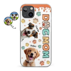 Custom Photo Furry Friends Are The Best Friends - Dog & Cat Personalized Custom 3D Inflated Effect Printed Clear Phone Case - Gift For Pet Owners, Pet Lovers