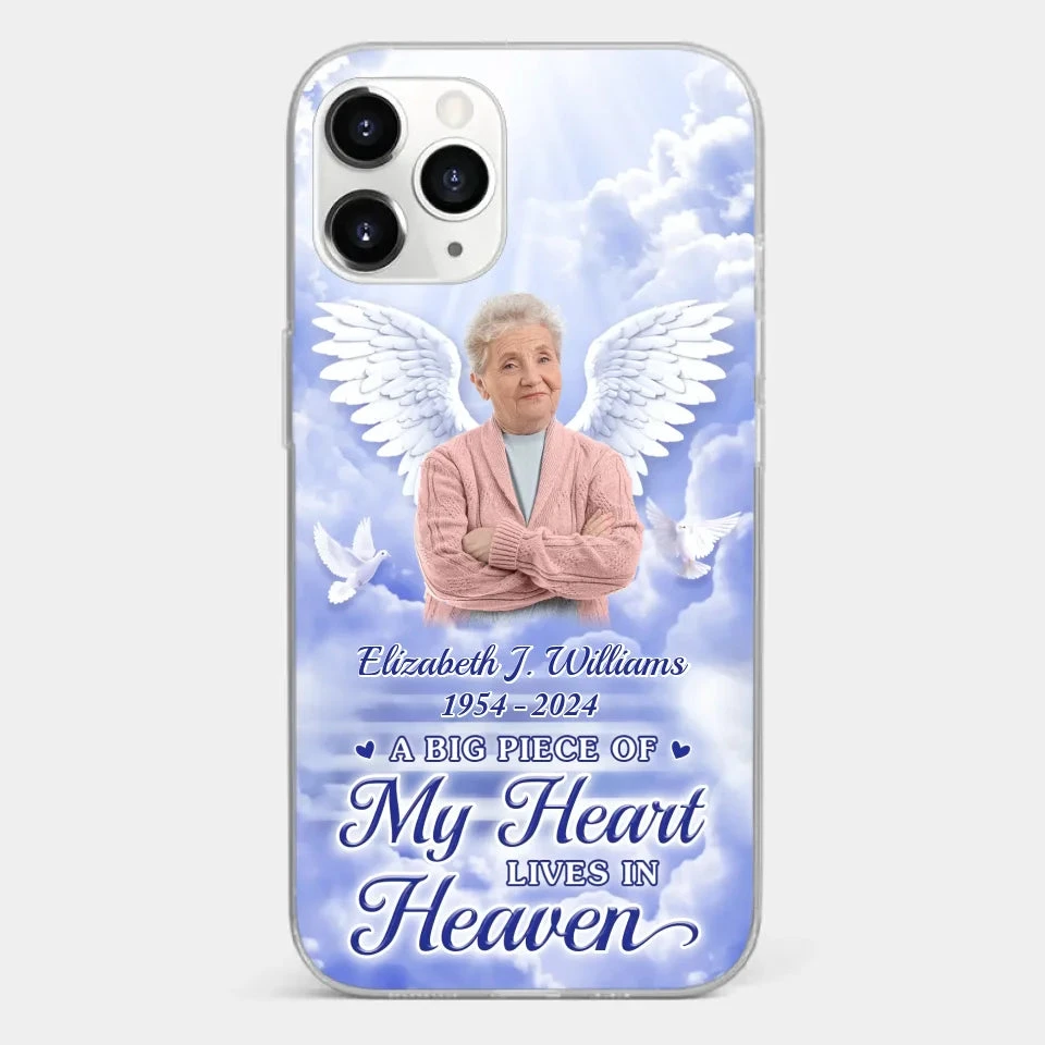 Custom Photo To Live In Hearts We Leave Behind - Memorial Personalized Custom Clear Phone Case - Sympathy Gift For Family Members 7 Custom Photo To Live In Hearts We Leave Behind - Memorial Personalized Custom Clear Phone Case - Sympathy Gift For Family Members - Image 7
