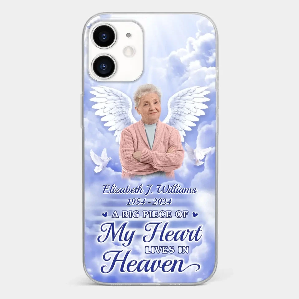 Custom Photo To Live In Hearts We Leave Behind - Memorial Personalized Custom Clear Phone Case - Sympathy Gift For Family Members 9 Custom Photo To Live In Hearts We Leave Behind - Memorial Personalized Custom Clear Phone Case - Sympathy Gift For Family Members - Image 9