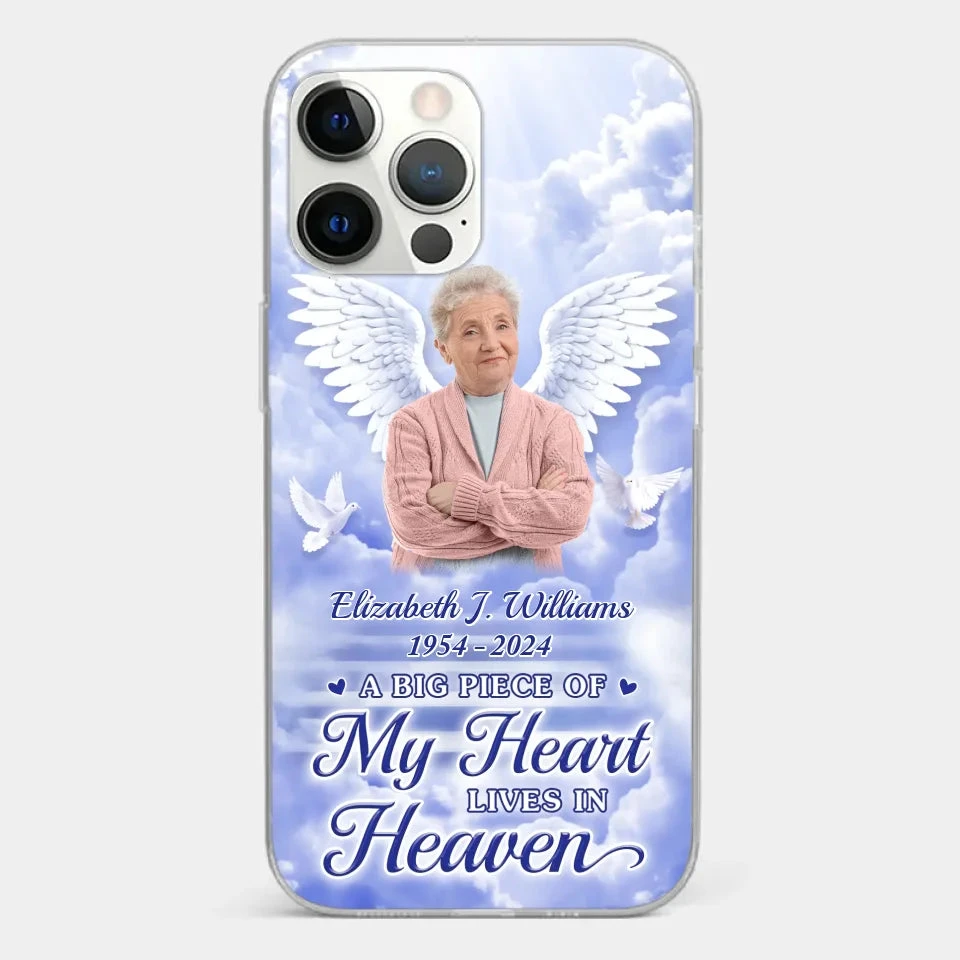 Custom Photo To Live In Hearts We Leave Behind - Memorial Personalized Custom Clear Phone Case - Sympathy Gift For Family Members 12 Custom Photo To Live In Hearts We Leave Behind - Memorial Personalized Custom Clear Phone Case - Sympathy Gift For Family Members - Image 12