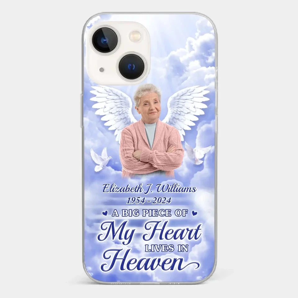 Custom Photo To Live In Hearts We Leave Behind - Memorial Personalized Custom Clear Phone Case - Sympathy Gift For Family Members 13 Custom Photo To Live In Hearts We Leave Behind - Memorial Personalized Custom Clear Phone Case - Sympathy Gift For Family Members - Image 13