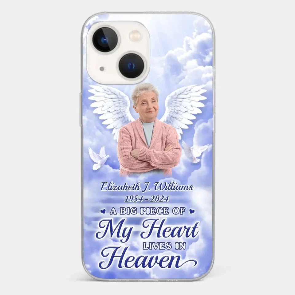 Custom Photo To Live In Hearts We Leave Behind - Memorial Personalized Custom Clear Phone Case - Sympathy Gift For Family Members 17 Custom Photo To Live In Hearts We Leave Behind - Memorial Personalized Custom Clear Phone Case - Sympathy Gift For Family Members - Image 17