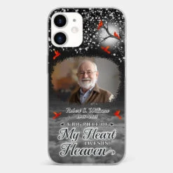 Custom Photo Your Love Will Always Be Here - Memorial Personalized Custom Clear Phone Case - Sympathy Gift For Family Members -Pawfect House Sale 6721fd25e8ee4