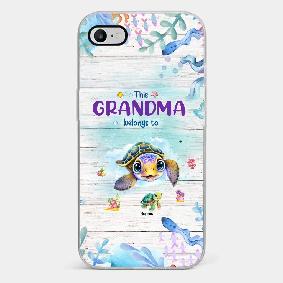 This Grandma Belongs To - Family Personalized Custom Clear Phone Case - Gift For Grandma 2 This Grandma Belongs To - Family Personalized Custom Clear Phone Case - Gift For Grandma - Image 2