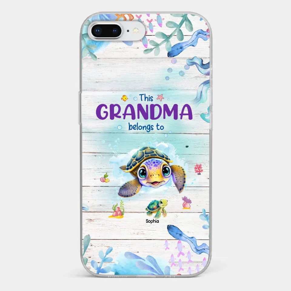 This Grandma Belongs To - Family Personalized Custom Clear Phone Case - Gift For Grandma 3 This Grandma Belongs To - Family Personalized Custom Clear Phone Case - Gift For Grandma - Image 3