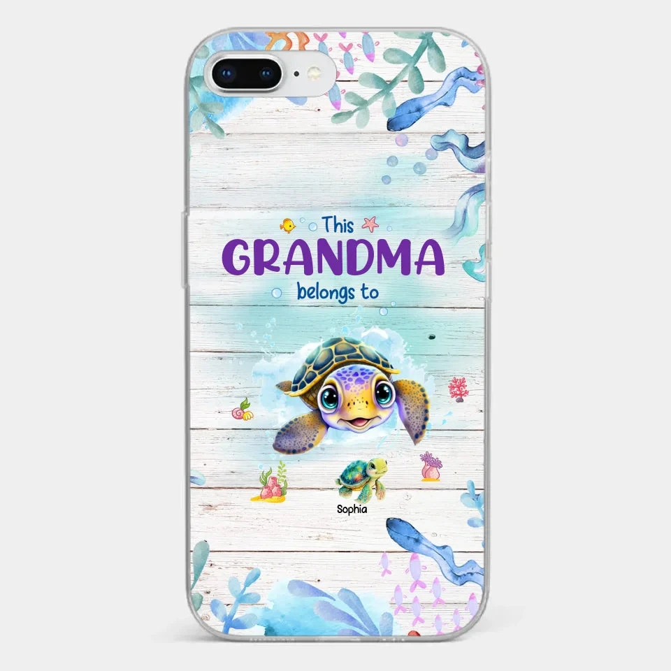 This Grandma Belongs To - Family Personalized Custom Clear Phone Case - Gift For Grandma 4 This Grandma Belongs To - Family Personalized Custom Clear Phone Case - Gift For Grandma - Image 4