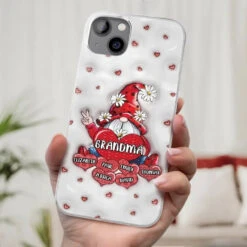 A Mother's Love Knows No Bounds - Family Personalized Custom 3D Inflated Effect Printed Clear Phone Case - Gift For Mom, Grandma -Pawfect House Sale 6721fd9d6c173