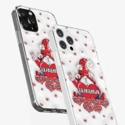A Mother's Love Knows No Bounds - Family Personalized Custom 3D Inflated Effect Printed Clear Phone Case - Gift For Mom, Grandma -Pawfect House Sale 6721fd9e0d998