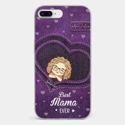 You Are The Most Awesome Mama - Family Personalized Custom Clear Phone Case - Gift For Mom, Grandma -Pawfect House Sale 6721ffb2aff91