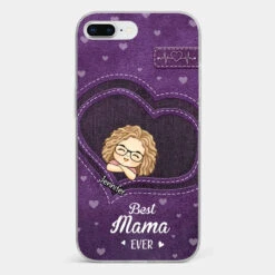You Are The Most Awesome Mama - Family Personalized Custom Clear Phone Case - Gift For Mom, Grandma -Pawfect House Sale 6721ffb3dd848