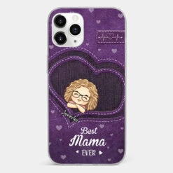 You Are The Most Awesome Mama - Family Personalized Custom Clear Phone Case - Gift For Mom, Grandma -Pawfect House Sale 6721ffb686700