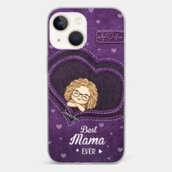 You Are The Most Awesome Mama - Family Personalized Custom Clear Phone Case - Gift For Mom, Grandma -Pawfect House Sale 6721ffbd9bec5