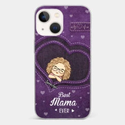 You Are The Most Awesome Mama - Family Personalized Custom Clear Phone Case - Gift For Mom, Grandma -Pawfect House Sale 6721ffbec6eba