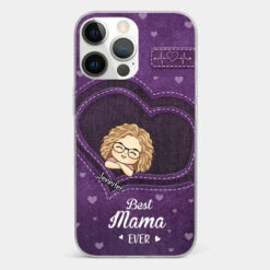 You Are The Most Awesome Mama - Family Personalized Custom Clear Phone Case - Gift For Mom, Grandma -Pawfect House Sale 6721ffc46a4cb