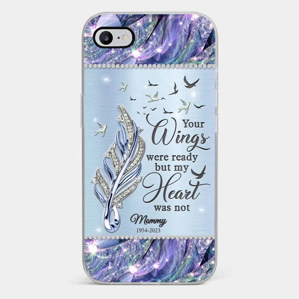 You'll Always Be In My Heart - Memorial Personalized Custom Clear Phone Case - Sympathy Gift For Family Members 2 You'll Always Be In My Heart - Memorial Personalized Custom Clear Phone Case - Sympathy Gift For Family Members - Image 2
