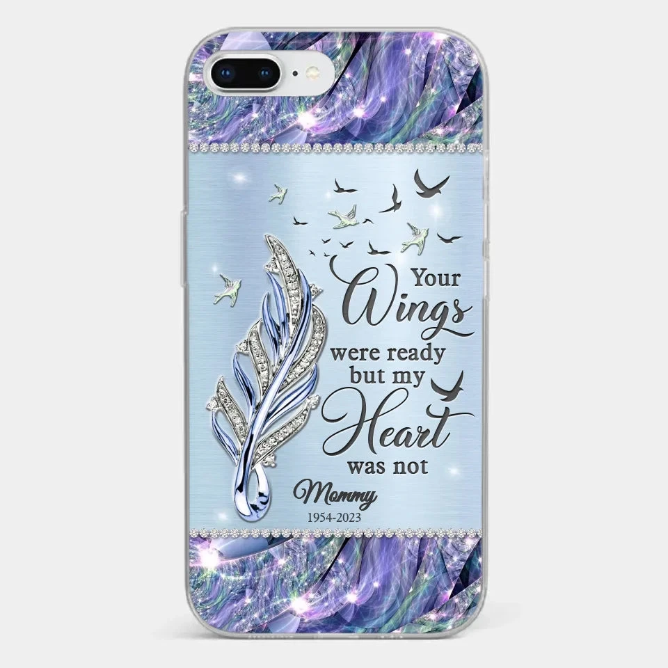 You'll Always Be In My Heart - Memorial Personalized Custom Clear Phone Case - Sympathy Gift For Family Members 4 You'll Always Be In My Heart - Memorial Personalized Custom Clear Phone Case - Sympathy Gift For Family Members - Image 4