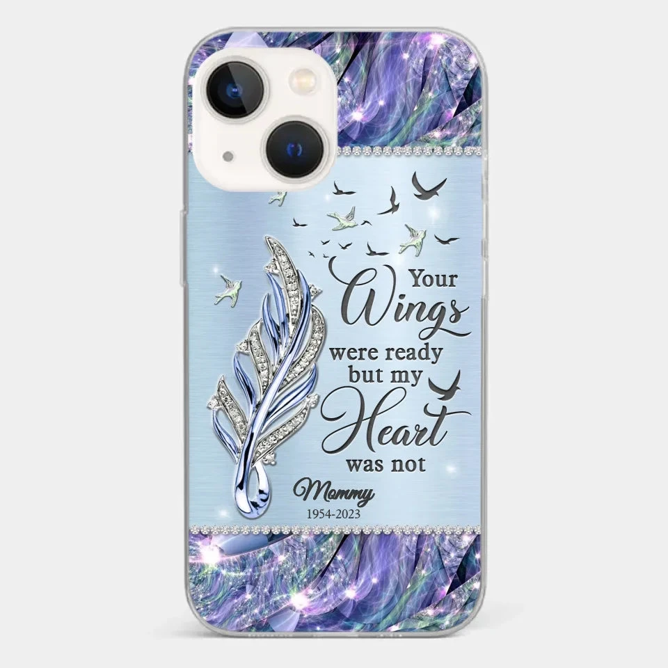 You'll Always Be In My Heart - Memorial Personalized Custom Clear Phone Case - Sympathy Gift For Family Members 13 You'll Always Be In My Heart - Memorial Personalized Custom Clear Phone Case - Sympathy Gift For Family Members - Image 13