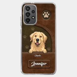 A Dog Wags Its Tail With Its Heart - Dog Personalized Custom Clear Phone Case - Gift For Pet Owners, Pet Lovers -Pawfect House Sale 6722007cb2d68