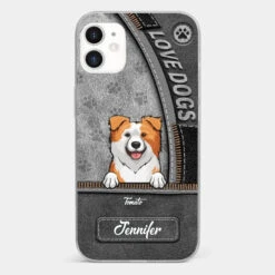 All You Need Is Love And A Dog - Dog Personalized Custom Clear Phone Case - Gift For Pet Owners, Pet Lovers -Pawfect House Sale 67220085bed1a