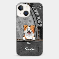 All You Need Is Love And A Dog - Dog Personalized Custom Clear Phone Case - Gift For Pet Owners, Pet Lovers -Pawfect House Sale 6722008ce43c0