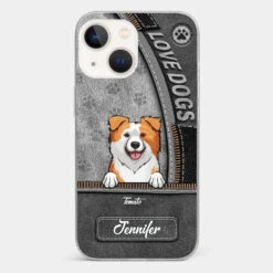 All You Need Is Love And A Dog - Dog Personalized Custom Clear Phone Case - Gift For Pet Owners, Pet Lovers -Pawfect House Sale 6722008e393ed