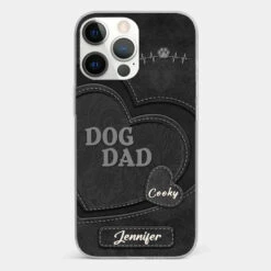 Keep You Forever In My Heart - Dog & Cat Personalized Custom Clear Phone Case - Gift For Pet Owners, Pet Lovers -Pawfect House Sale 67220094d5f74