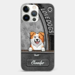 All You Need Is Love And A Dog - Dog Personalized Custom Clear Phone Case - Gift For Pet Owners, Pet Lovers -Pawfect House Sale 672200959b7b1