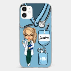 Be The Nurse You Would Want As A Patient - Nurse Personalized Custom Clear Phone Case - Appreciation, Thank You Gift, Nurse Life, Doctor Life -Pawfect House Sale 672200f0d0611