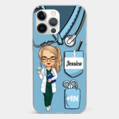 Be The Nurse You Would Want As A Patient - Nurse Personalized Custom Clear Phone Case - Appreciation, Thank You Gift, Nurse Life, Doctor Life -Pawfect House Sale 672200f9e5cc9
