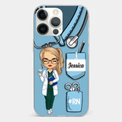 Be The Nurse You Would Want As A Patient - Nurse Personalized Custom Clear Phone Case - Appreciation, Thank You Gift, Nurse Life, Doctor Life -Pawfect House Sale 672200fe11aab