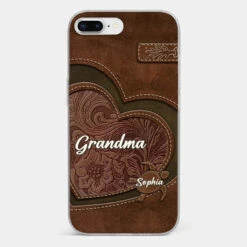 A Mother's Love Endures Through All - Family Personalized Custom Clear Phone Case - Gift For Mom, Grandma -Pawfect House Sale 6722011791f4f