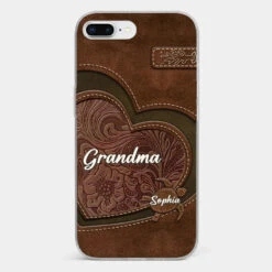 A Mother's Love Endures Through All - Family Personalized Custom Clear Phone Case - Gift For Mom, Grandma -Pawfect House Sale 672201186defd