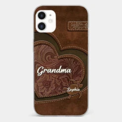 A Mother's Love Endures Through All - Family Personalized Custom Clear Phone Case - Gift For Mom, Grandma -Pawfect House Sale 6722011a4736a