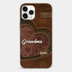 A Mother's Love Endures Through All - Family Personalized Custom Clear Phone Case - Gift For Mom, Grandma -Pawfect House Sale 6722011c4b832