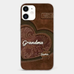 A Mother's Love Endures Through All - Family Personalized Custom Clear Phone Case - Gift For Mom, Grandma -Pawfect House Sale 6722011e36fe1