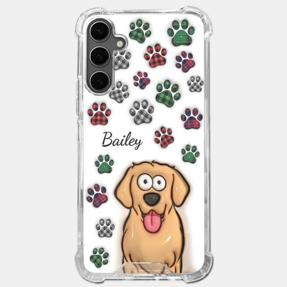 My Prints Follow Every Places You Go - Dog & Cat Personalized Custom 3D Inflated Effect Printed Clear Phone Case - Gift For Pet Owners, Pet Lovers 6 My Prints Follow Every Places You Go - Dog & Cat Personalized Custom 3D Inflated Effect Printed Clear Phone Case - Gift For Pet Owners, Pet Lovers - Image 6
