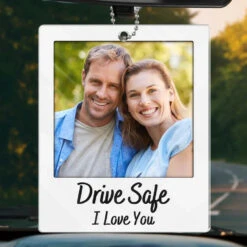 Custom Photo Bestie Forever - Bestie Personalized Custom Car Ornament - Acrylic Custom Shaped - Gift For Best Friends, BFF, Sisters