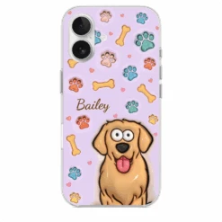 Furry Friends Make Life Brighter - Dog & Cat Personalized Custom 3D Inflated Effect Printed Clear Phone Case - Gift For Pet Owners, Pet Lovers -Pawfect House Sale 67343a54773dd