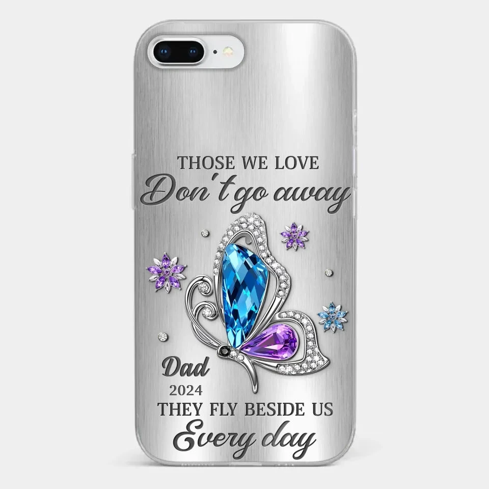 Those We Love Don't Go Away, They Fly Beside Us Every Day - Memorial Personalized Custom Clear Phone Case - Sympathy Gift For Family Members 3 Those We Love Don't Go Away, They Fly Beside Us Every Day - Memorial Personalized Custom Clear Phone Case - Sympathy Gift For Family Members - Image 3