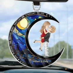 I Need You Here With Me - Couple Personalized Custom Car Ornament - Acrylic Custom Shaped - Christmas Gift For Husband Wife, Anniversary