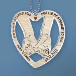 Get Home Safe - Couple Personalized Custom Car Ornament - Acrylic Custom Shaped - Christmas Gift For Husband Wife, Anniversary 7 Get Home Safe - Couple Personalized Custom Car Ornament - Acrylic Custom Shaped - Christmas Gift For Husband Wife, Anniversary -Pawfect House Sale 674ae108e05a8