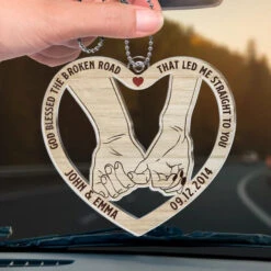 Get Home Safe - Couple Personalized Custom Car Ornament - Acrylic Custom Shaped - Christmas Gift For Husband Wife, Anniversary 8 Get Home Safe - Couple Personalized Custom Car Ornament - Acrylic Custom Shaped - Christmas Gift For Husband Wife, Anniversary -Pawfect House Sale 674ae10c43d49