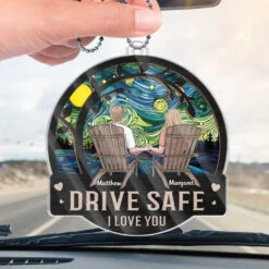 With You, Every Moment Is A Fairytale - Couple Personalized Custom Car Ornament - Acrylic Custom Shaped - Christmas Gift For Husband Wife, Anniversary -Pawfect House Sale 674ae3357b2f6